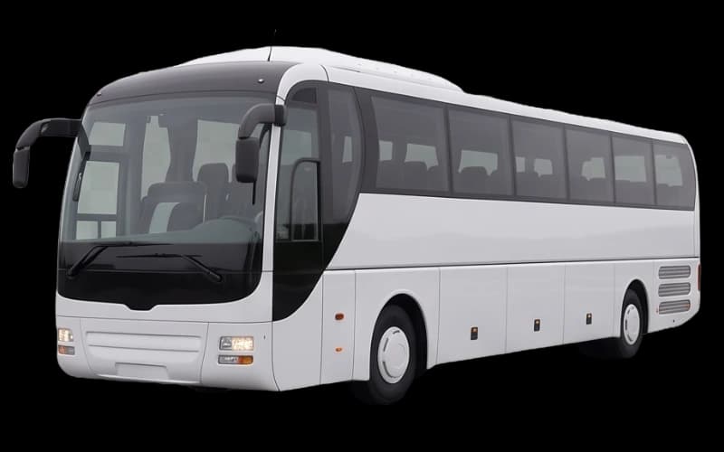 Bus for airport transportation in Cali