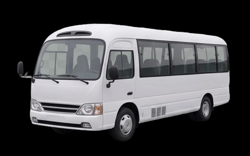 Buseta for airport transportation in Cali